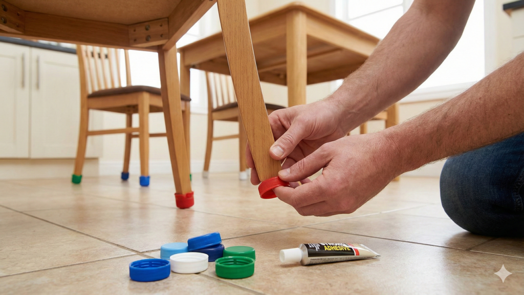 Cada vez mais pessoas estão reaproveitando tampinhas em casa