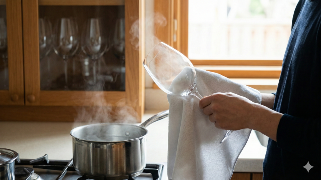 O jeito certo de lavar taças de vinho sem perder o brilho