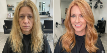 A cor de cabelo antienvelhecimento usa tons suaves e iluminação estratégica