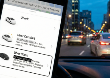 Esses carros não poderão mais rodar na Uber a partir de 2026