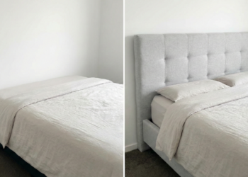 Cabeceira de cama elegante pode ser feita em casa gastando pouco