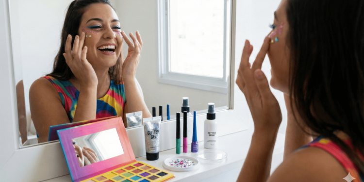 Assim, olhos, têmporas e boca viram áreas de destaque, enquanto o resto pode ser bem simples