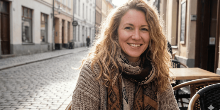 Quando o loiro frio é aplicado muito claro e igualzinho da raiz às pontas, o cabelo pode competir com a pele e com os traços