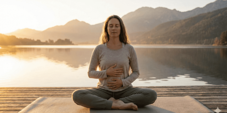 A técnica de respiração 4-7-8 é um exercício simples que combina ritmo