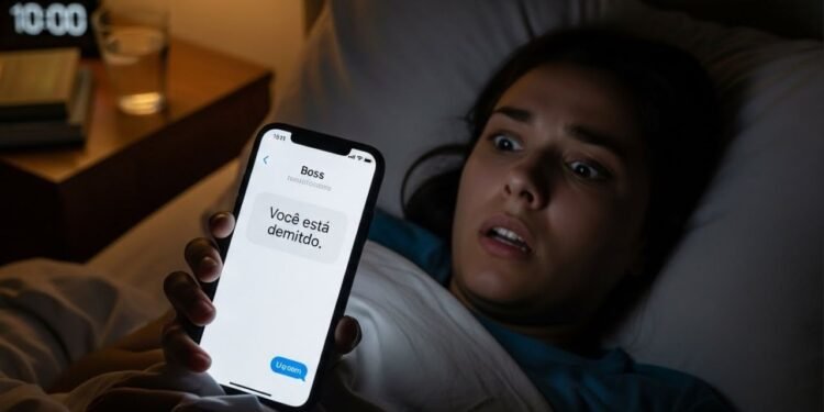 Demissão por WhatsApp às 22h de um sábado vira caso de possível indenização e reacende debate sobre o direito ao descanso do trabalhador
