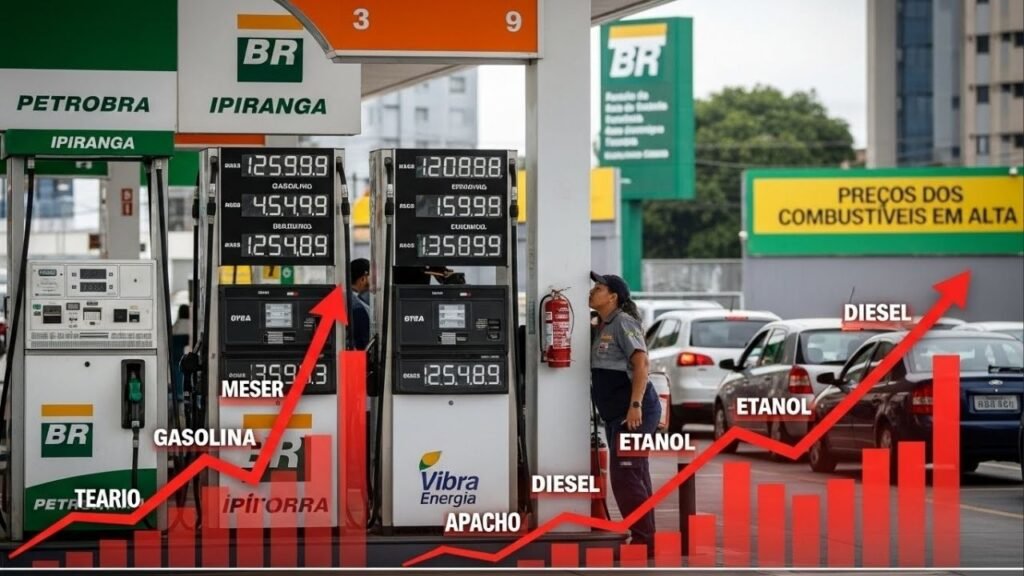 Novo ICMS joga preço dos combustíveis para cima e ameaça inflação no começo de 2026
