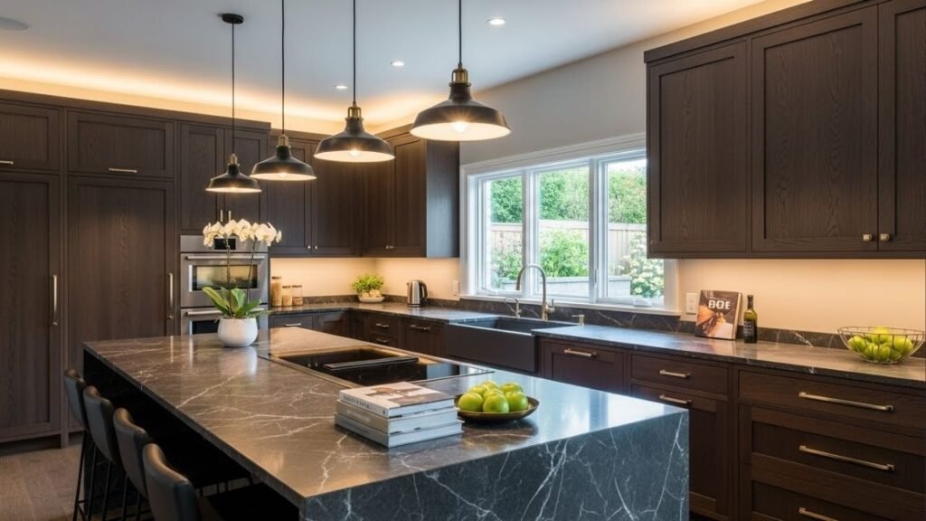 Do comum ao sofisticado: por que os armários escuros viraram tendência e superaram o branco nas cozinhas modernas