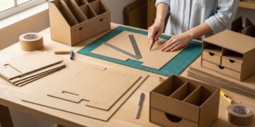 Como transformar caixa de encomenda em organizador elegante, firme e durável que parece comprado em loja de decoração