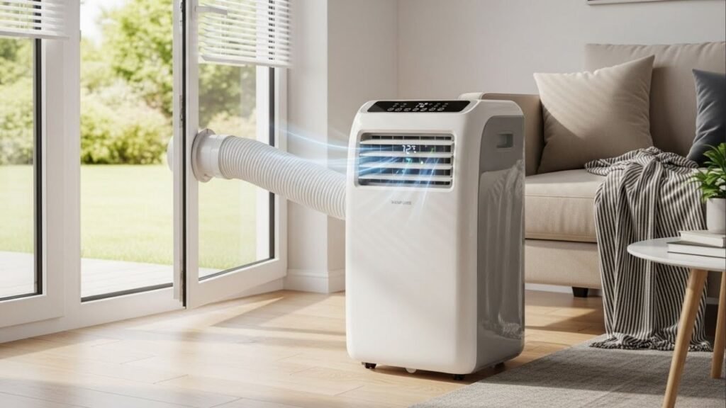 Ar-condicionado portátil com Wi-Fi e sensor de presença: inovação ou exagero?