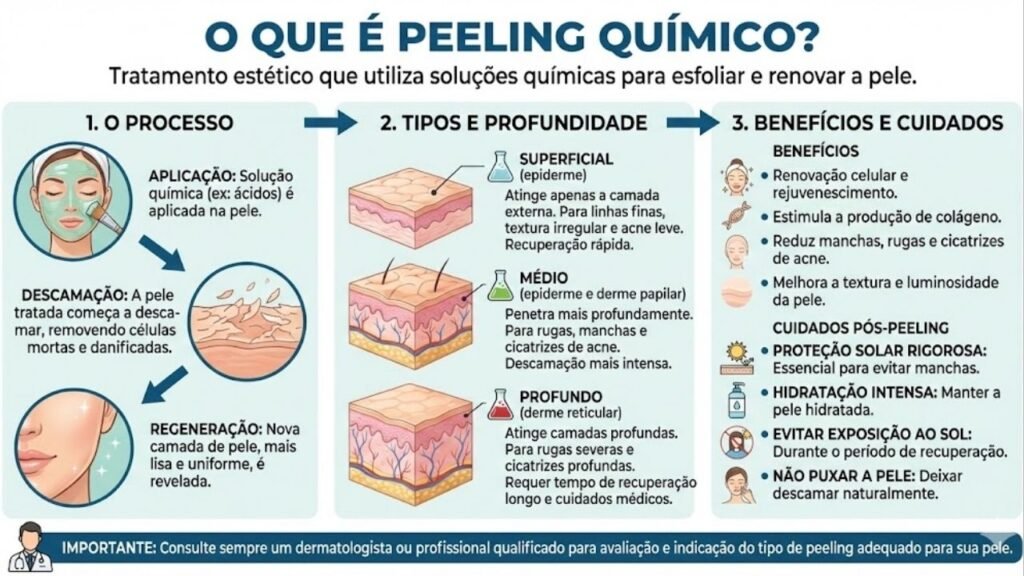 Entenda por que a esfoliação comum não chega nem perto dos efeitos do peeling químico na textura e uniformidade da pele