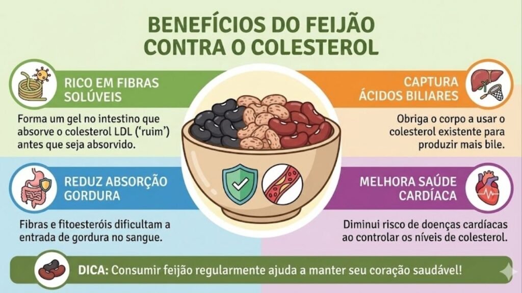 Cientistas apontam que um alimento comum do prato brasileiro pode proteger o coração e reduzir em até 8% o colesterol LDL