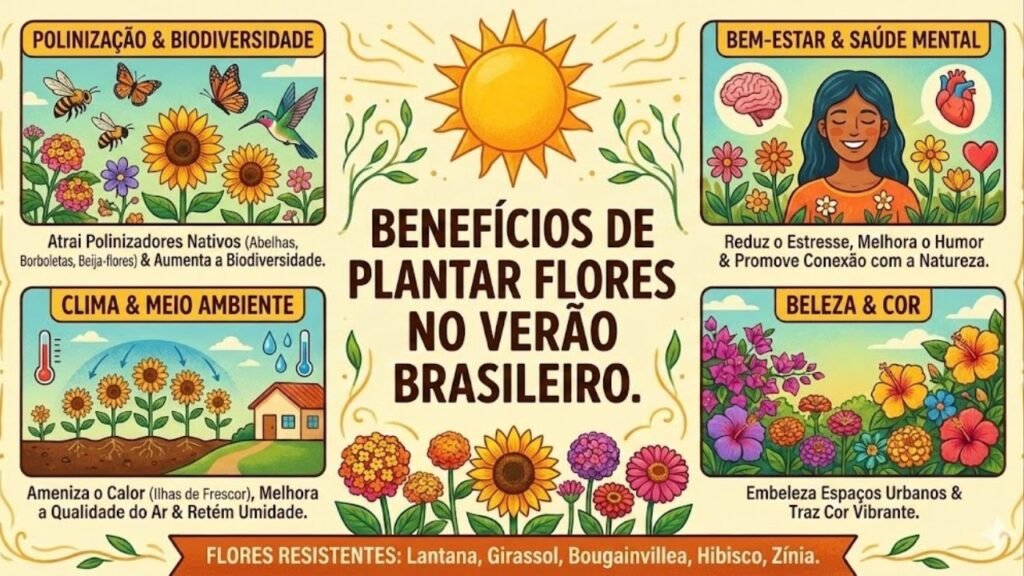 Essas flores explodem em cores no calor e podem florescer em poucos dias se plantadas agora