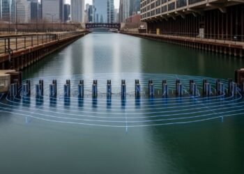 Barreira elétrica no canal de Chicago entra em operação para deter peixe invasor e tecnologia de alto risco cria zona de exclusão e revoluciona defesa ambiental