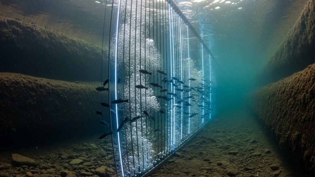 Barreira elétrica no canal de Chicago entra em operação para deter peixe invasor e tecnologia de alto risco cria zona de exclusão e revoluciona defesa ambiental