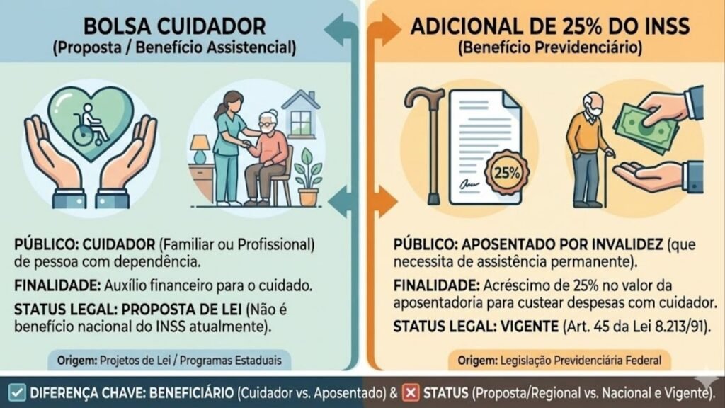 Nova lei garante salário mínimo a familiares que cuidam de idosos dependentes em casa