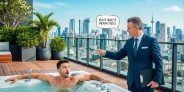 Justiça ordena remoção de jacuzzi instalado sem permissão em terraço de uso exclusivo e condena responsáveis por danos ao imóvel vizinho