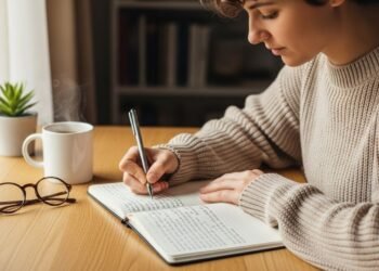 Psicólogos recomendam essa escrita simples para acalmar a mente em poucos minutos