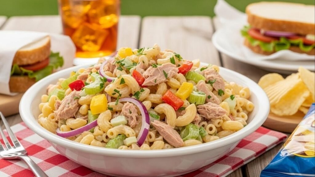 Com menos de R$ 30 você faz 5 marmitas com essa receita de salada de macarrão com atum que virou queridinha em 2026