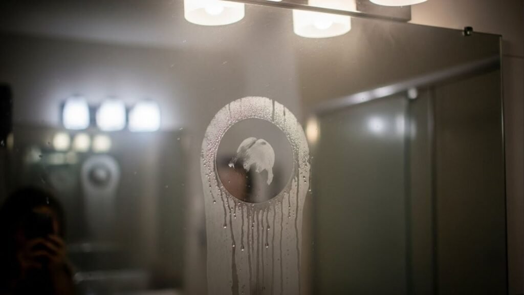 Como manter o espelho do banheiro seco mesmo com chuveiro quente usando um truque de cozinha que funciona de verdade