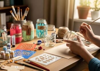 Transforme potes de vidro em organizadores elegantes e veja como deixar sua casa mais bonita e funcional sem gastar quase nada