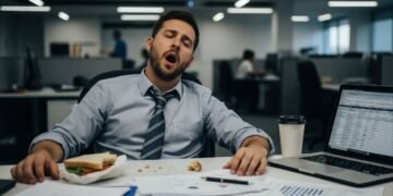 Cansaço depois do almoço? Entenda o "apagão das 14h" que atrapalha sua produtividade