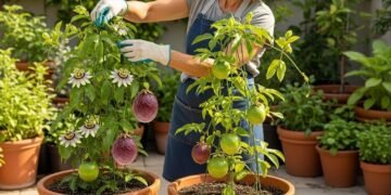 Cuidados para cultivar maracujá em vaso e evitar fungos folhas murchas e raízes apodrecidas no verão