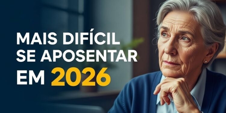 As regras da aposentadoria mudaram em 2026 e você pode ter que trabalhar mais do que imaginava para conseguir o benefício do INSS