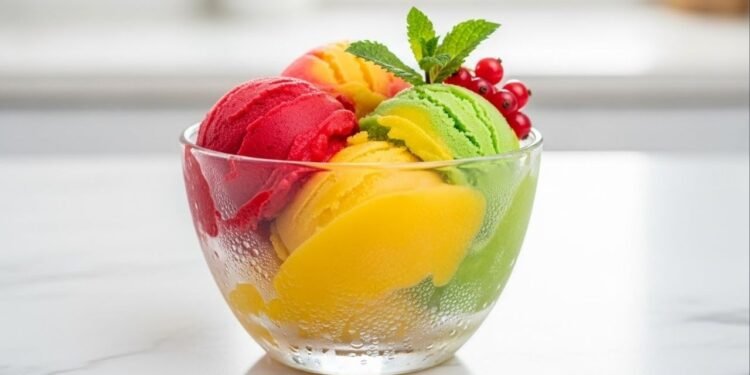 Como transformar fruta congelada e água em um sorbet cremoso e natural