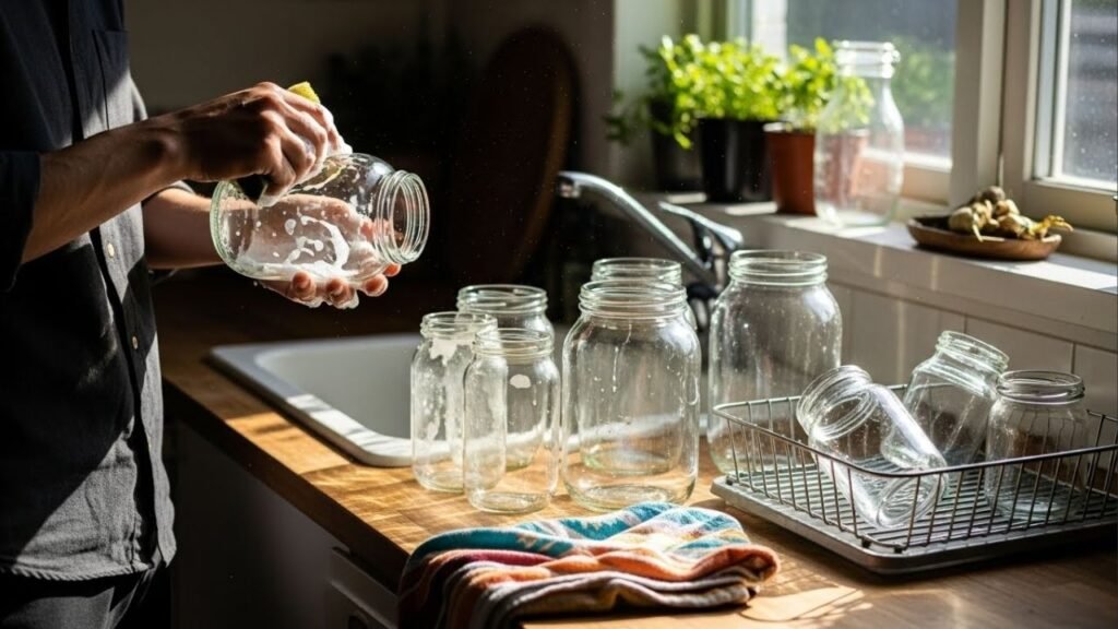 Transforme potes de vidro em organizadores elegantes e veja como deixar sua casa mais bonita e funcional sem gastar quase nada