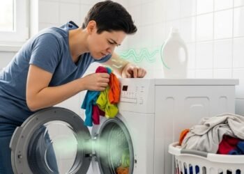 Por que suas roupas continuam com cheiro estranho mesmo lavadas? A resposta está na borracha da máquina