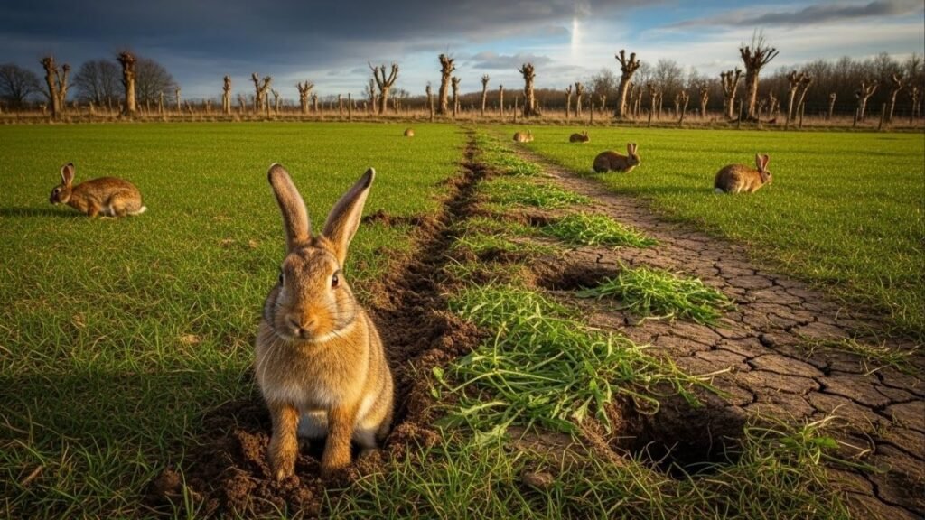 24 coelhos viraram 600 milhões e destruíram 5,3 milhões de km² de terras férteis na Austrália
