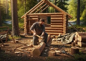 Lenhador britânico ergue casa 100% manual no meio da floresta sem energia pública e hoje é referência internacional de sustentabilidade