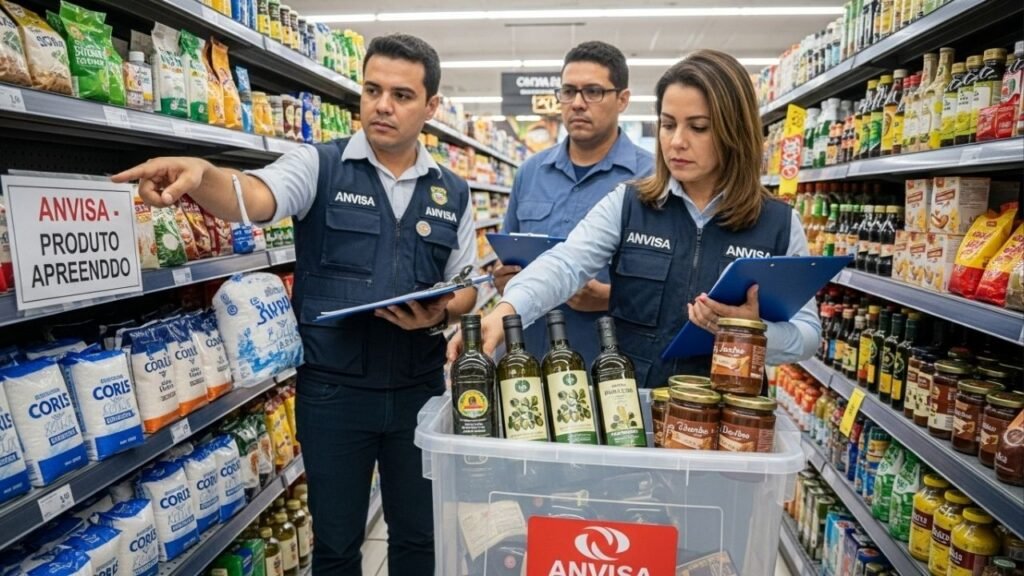 ANVISA identifica fraude e falha sanitária em alimentos comuns da despensa; produtos estão proibidos e devem ser retirados imediatamente
