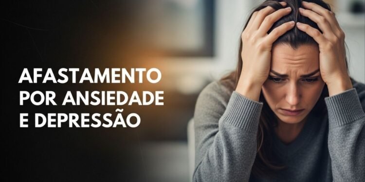 Transtornos como ansiedade e depressão já são as maiores causas de afastamento no Brasil e o INSS reconhece o direito ao auxílio-doença