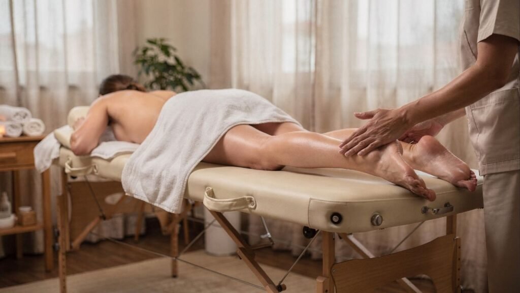 Pernas inchadas e cansadas? Saiba como a massagem de retorno venoso melhora a circulação e evita desconforto diário