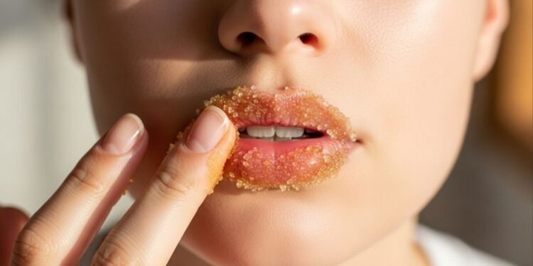 A mistura de dois ingredientes que está transformando a aparência dos lábios secos e ninguém te ensinou a fazer direito