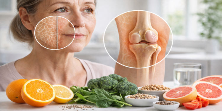 Sete coisas que destroem o colágeno do corpo e 10 alimentos que aumentam o colágeno naturalmente