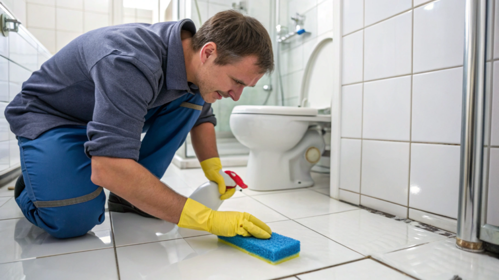 Como vinagre quebra o mofo dos azulejos em poucos minutos