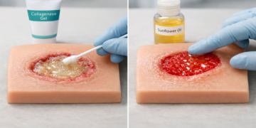 Colagenase ou óleo de girassol? Entenda qual usar em cada tipo de ferida