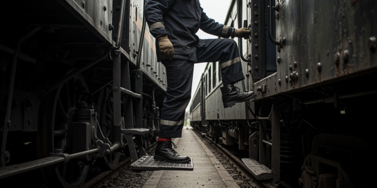 Funcionário paralisa fábrica com trem atravessado após chefe proibir horas extras