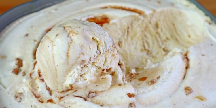 O sorvete de doce de leite caseiro mais fácil do verão