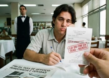 Pouca gente percebe, mas a gorjeta pode estar sendo cobrada errado