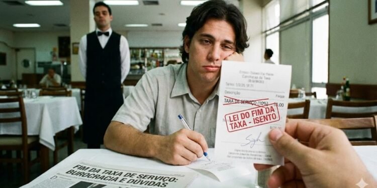 Pouca gente percebe, mas a gorjeta pode estar sendo cobrada errado
