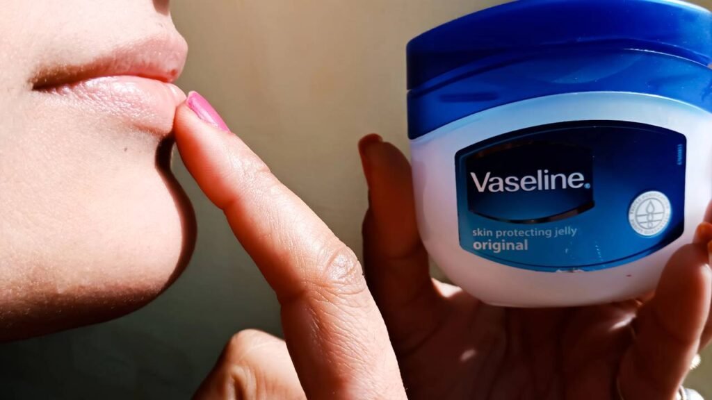 vaselina no rosto