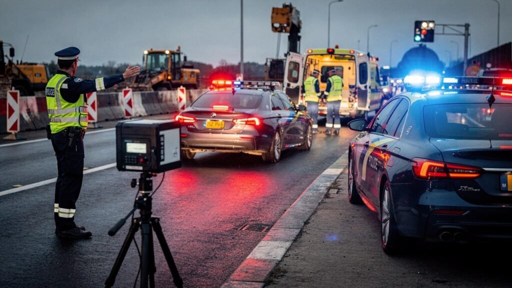 Mudança no Código de Trânsito cria nova infração para motorista que não reduzir a 60 km/h em trechos com equipes na pista