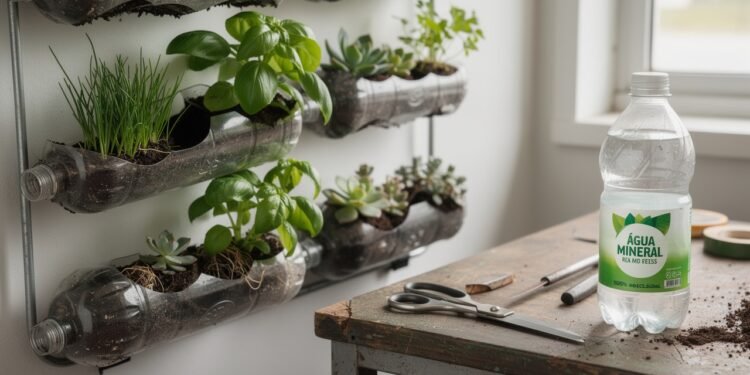 Como uma garrafa PET pode virar um vaso resistente e ajudar você a montar um jardim sem gastar quase nada
