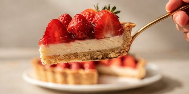 Receita prática de torta de morango sem açúcar que mantém leveza e sabor usando ingredientes naturais