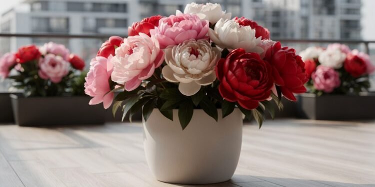 A flor que mudou as varandas pequenas: peônia não irrita o nariz e ainda traz vida ao espaço como poucas plantas fazem