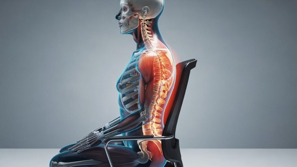 Exercícios que previnem o surgimento de corcunda para quem trabalha sentado o dia inteiro