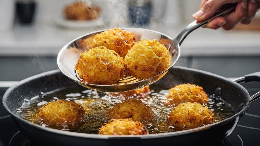 Como fazer bolinho de bacalhau sequinho usando a batata certa e o ponto perfeito da massa